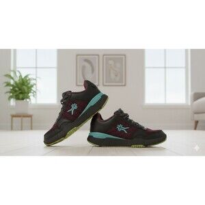 KURU Shoes Womens Size 9.5 Purple Gray KURUSOLE Walking/Athletic Mesh Sneakers